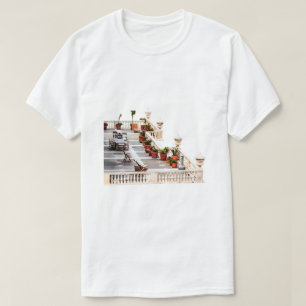 Balcony Terrace Flowers T-Shirt