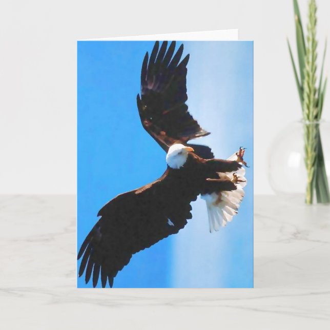 Bald American Eagle Card (Front)