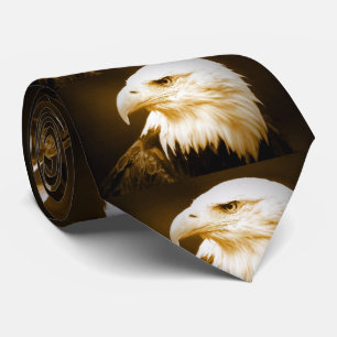 Bald American Eagle Eye Tie