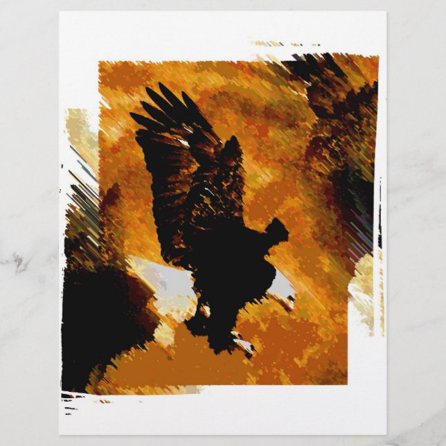 Bald American Eagle Landing Flyer (Front)