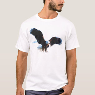 Bald American Eagle Landing T-Shirt