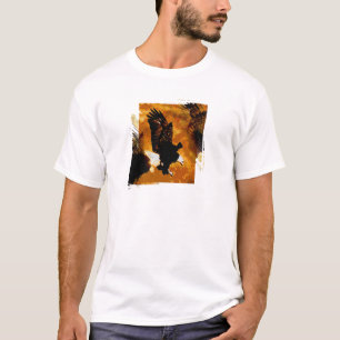 Bald American Eagle Landing T-Shirt