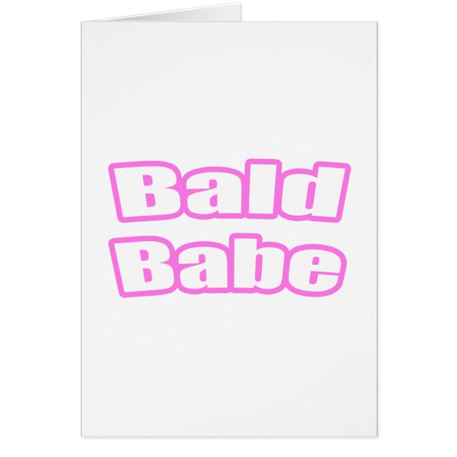Bald Babe (Pink) (Front)