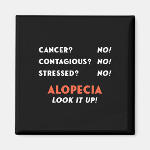 Bald Balding Alopecia Areata Hair Loss Problem Awa Magnet