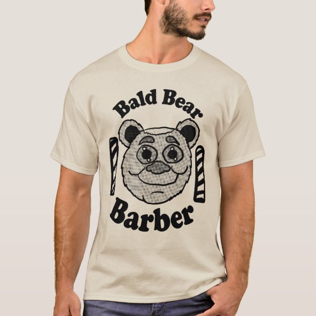 Bald Bear Barber T-Shirt (Front)