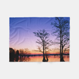 Bald Cypress Trees National Wildlife Refuge, TN Fleece Blanket