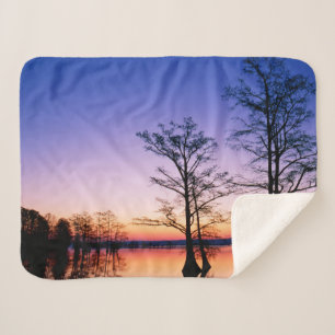 Bald Cypress Trees National Wildlife Refuge, TN Sherpa Blanket