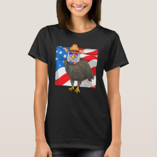 Bald Eagle 4th Of July Patriotic American Flag T-Shirt