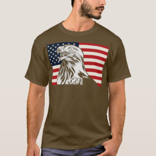 Bald Eagle 4th of July USA US Independence Day Ame T-Shirt