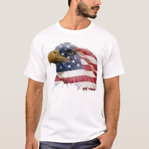 Bald eagle american flag T-Shirt