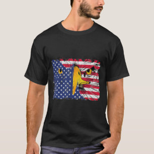 Bald Eagle American Flag USA 4th Of July  T-Shirt