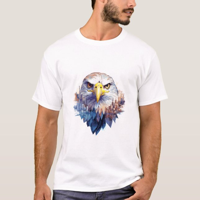 Bald Eagle Animal Beauty Nature Wildlife Discovery T-Shirt (Front)