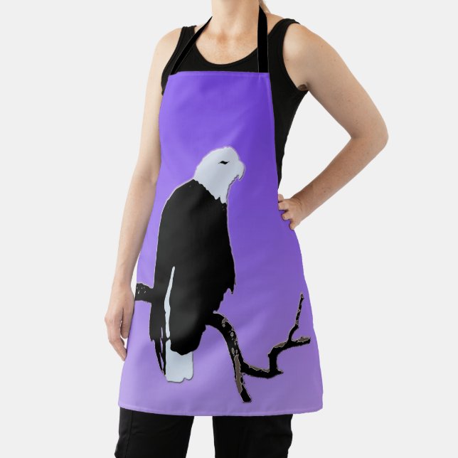 Bald Eagle at Sunset  - Original Wildlife Art Apron (Insitu)