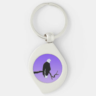Bald Eagle at Sunset  - Original Wildlife Art Key Ring