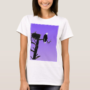 Bald Eagle at Sunset  - Original Wildlife Art T-Shirt