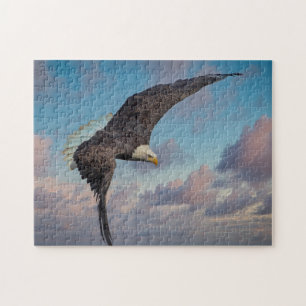 Bald Eagle at the Conowingo Dam Jigsaw Puzzle