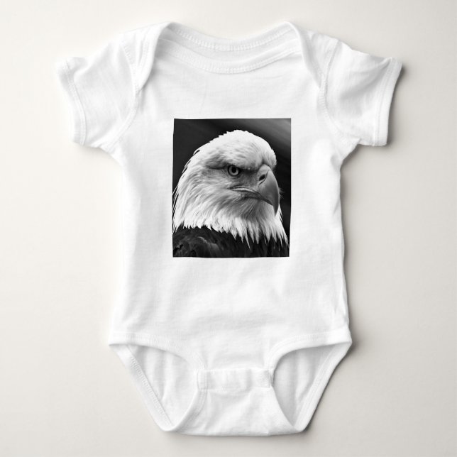 Bald Eagle Baby Bodysuit (Front)