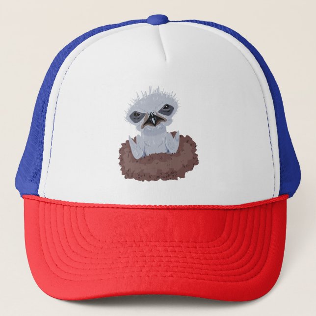 Bald Eagle Baby Trucker Hat (Front)
