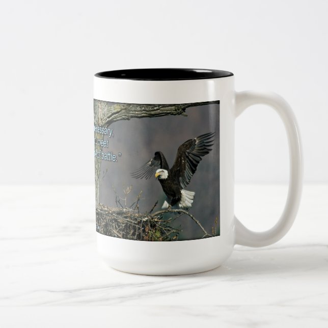 Bald Eagle - Be Kinder Than Necessary Mug (Right)