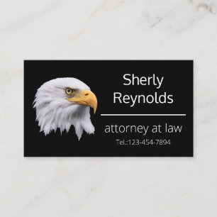 Bald Eagle beautiful customisable Business Card
