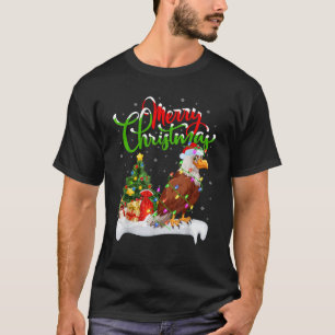 Bald Eagle Bird Lover Xmas Lighting Bald Eagle Chr T-Shirt