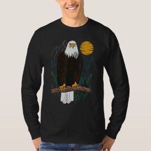 Bald Eagle Bird Motif Animal American Imprint Eagl T-Shirt