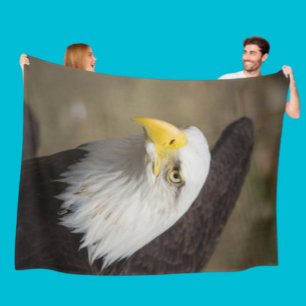 Bald Eagle Boldness – Cosy Fleece Blanket