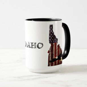 BALD EAGLE BURNT WOOD - IDAHO PATRIOT CLR MUG