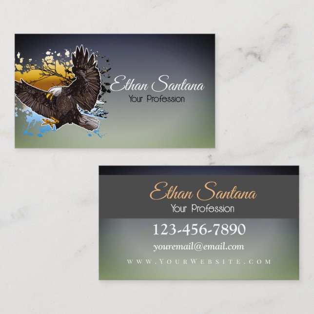 Bald Eagle Business Card (Front/Back)