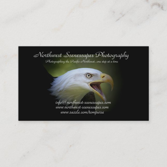 Bald Eagle business card (Front)