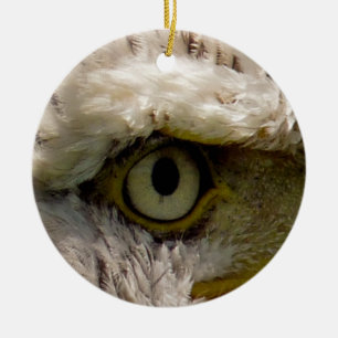BALD EAGLE CERAMIC TREE DECORATION