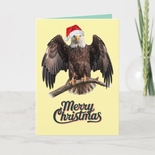 Bald Eagle Christmas Holiday Card