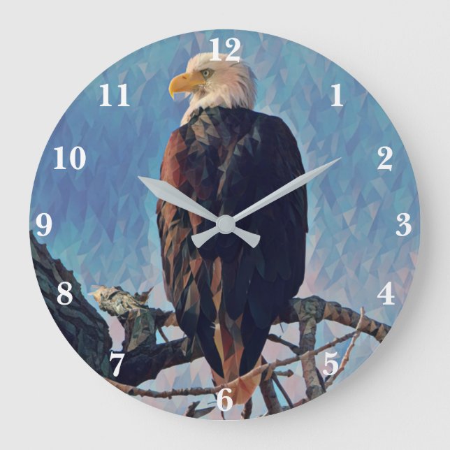 Bald Eagle Clock (Front)