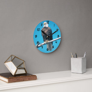 Bald Eagle Clock