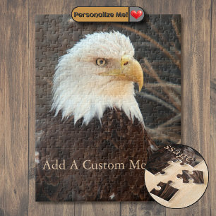 Bald Eagle Closeup Jigsaw Puzzle