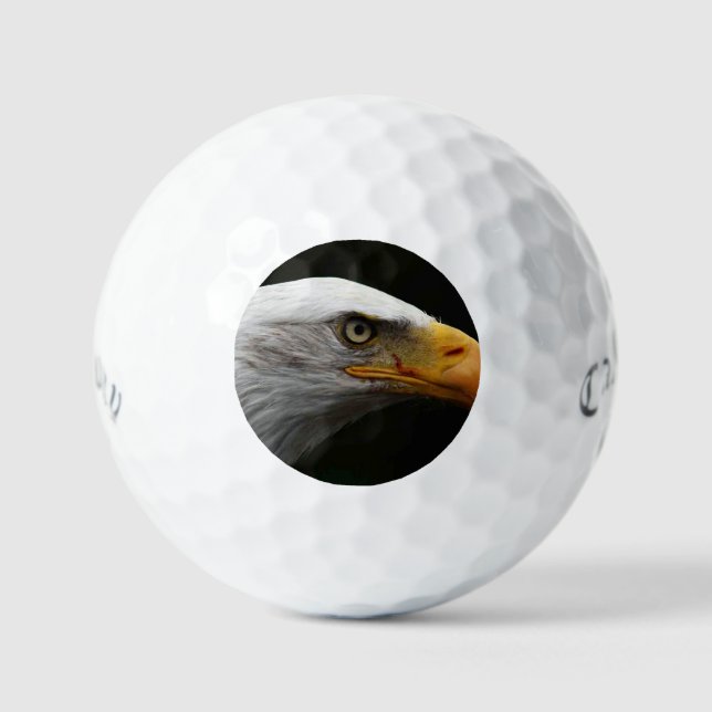 Bald Eagle css gbcna Golf Balls (Front)