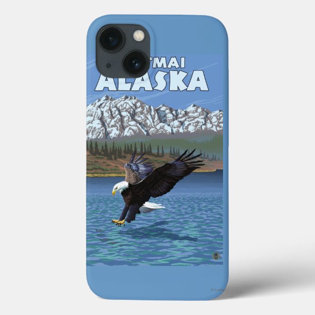 Bald Eagle Diving - Katmai, Alaska Case-Mate iPhone Case (Back)