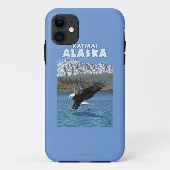 Bald Eagle Diving - Katmai, Alaska Case-Mate iPhone Case (Back)