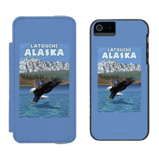 Bald Eagle Diving - Latouche, Alaska Incipio Watson™ iPhone 5 Wallet Case