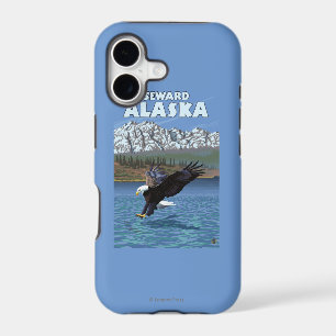 Bald Eagle Diving - Seward, Alaska