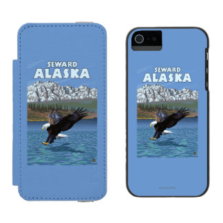 Bald Eagle Diving - Seward, Alaska Incipio Watson™ iPhone 5 Wallet Case