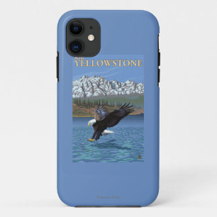 Bald Eagle Diving - West Yellowstone, MT iPhone 11 Case