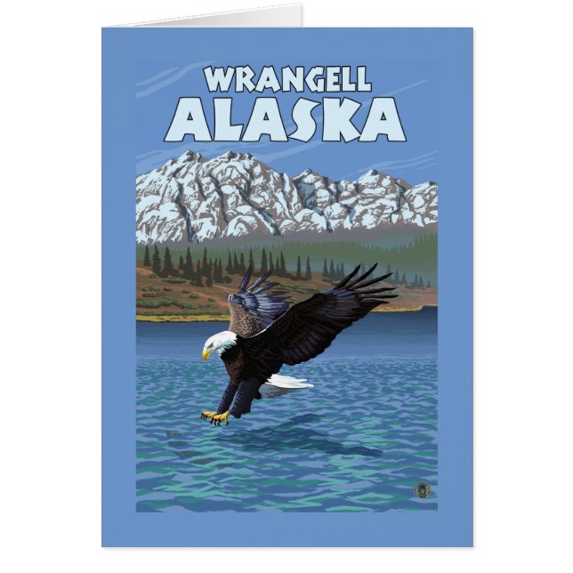 Bald Eagle Diving - Wrangell, Alaska (Front)