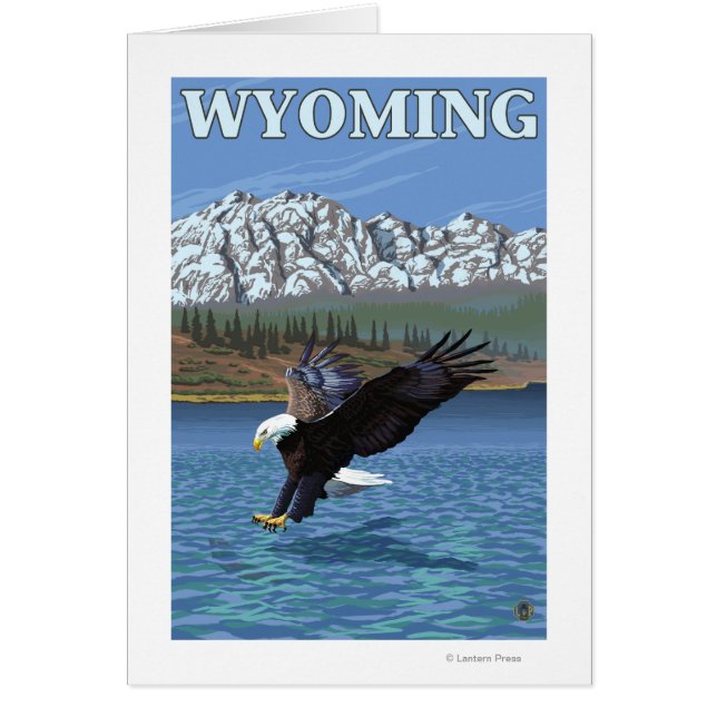 Bald Eagle Diving - Wyoming (Front)