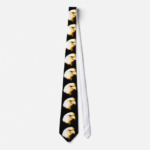 Bald Eagle Eye Necktie