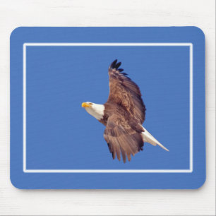 Bald Eagle Eyes To the Sky Mouse Mat