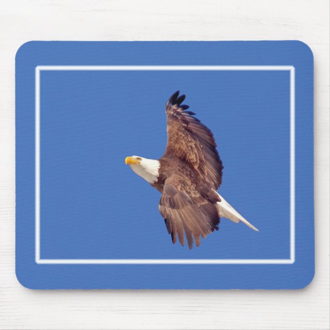 Bald Eagle Eyes To the Sky Mouse Mat (Front)