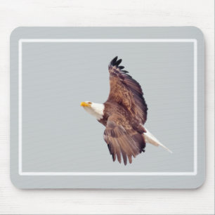 Bald Eagle Eyes To the Sky Mouse Mat