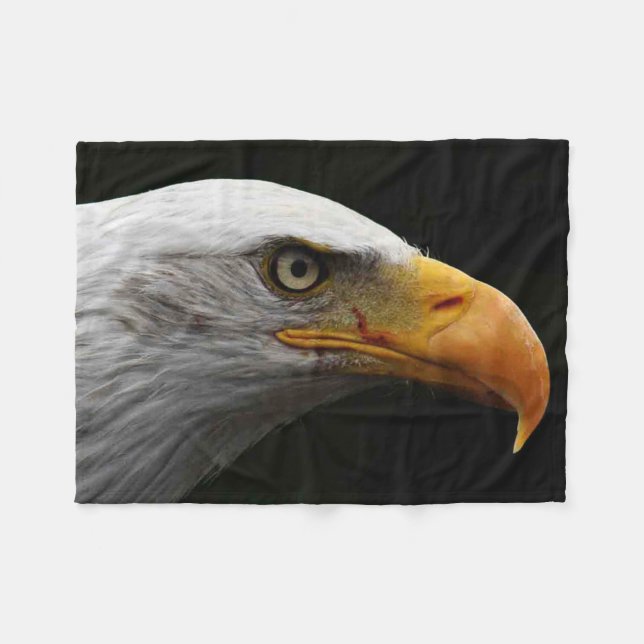 Bald Eagle fbcnm Fleece Blanket (Front (Horizontal))