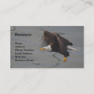 Bald Eagle Fishing Wildlife Business Cards